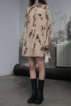 INTO THE EAST 25 Autumn/Winter Ramie Flower Shadow Lapel Shirt ITE-E1DGSS001KT21SH-QKQ Light Khaki